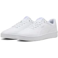 Puma Court Classic CLEAN Sneaker White-COOL light gray), 47 EU - weiß, -