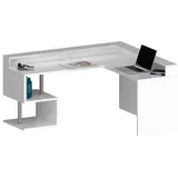 freiraum Eckschreibtisch Esse Angolo Weiß