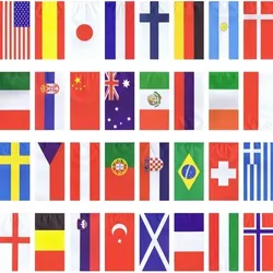 PAPSTAR Flaggenkette, Papier 10 m 