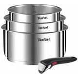 Tefal INGENIO EMOTION Set mit 3 Kochtöpfen 16/18/20 cm + 1 Griff Edelstahl Alle Herdarten einschließlich Induktion L896S404