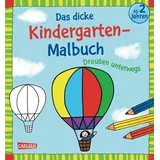Carlsen Verlag Das dicke Kindergarten-Malbuch: Draußen unterwegs
