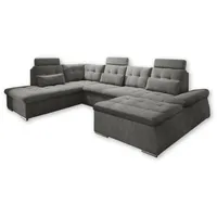 ed exciting design ED Lifestyle Nalo U Sofa 3-teilig Holzwerkstoff/Nosag