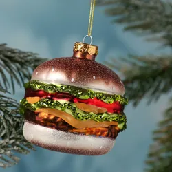 Weihnachtsbaumschmuck Hamburger Fast Food Christbaumschmuck Baumhänger