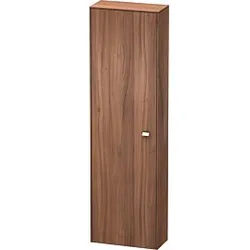 Duravit Brioso Hochschrank BR1321L1079 520x1770x240mm, Nussbaum Natur/Chrom, Tür links