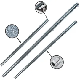 Aquagart 10 Z-Profil Zaunpfosten 2m Wildzaun Weidezaun Forstzaun