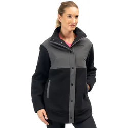 Klim High Pile Mountain, Textiljacke Damen - Schwarz/Dunkelgrau - M