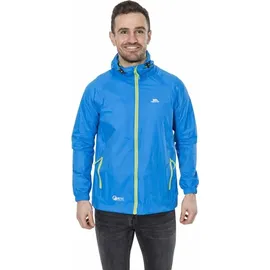 Trespass Qikpac Jacket Kompakt Zusammenrollbare Wasserdichte Regenjacke, Blau (Cobalt), L