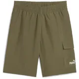 Puma ESS No. 1 Logo Woven 9" Herren Shorts, grün - loden green L