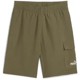 Puma ESS No. 1 Logo Woven 9" Herren Shorts, grün - loden green L