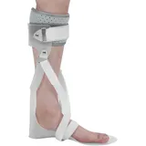 NSXAYIWE Knöchelstütze, Fußfallorthese-Stützschiene, Knöchel-Fuß-Orthese, Orthese-Stützhalterung Mit Abnehmbarem 8-Riemen-Design(M -links)