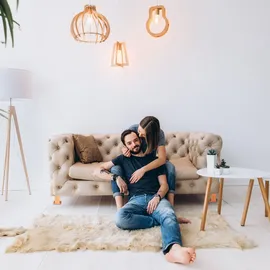 Relaxdays Möbelerhöher 4er Set, Erhöhung um 14 cm, für Tische, Betten und andere Möbel, HxBxT 15,5x14,5x14,5 cm, Natur,