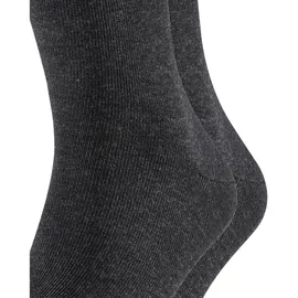 Falke Herren Socken, 4er Pack - Happy, Kurzsocken, Baumwolle Anthrazit 43-46