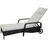 Poly-Rattan Sonnenliege 71 x 108 x 197 cm anthrazit/beige