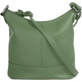 Cluty Umhängetasche Leder Grün