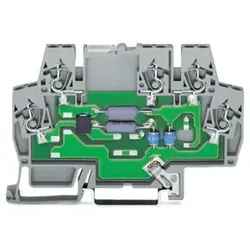 Wago 792-805 Überspannungsschutzmodul für Signaltechnik, Nennspannung DC 5 V, für 2 Signalpfade mit gemeinsamer Ableitung 792805