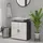 kleankin Waschbeckenunterschrank 60 x 30 x 30 cm Grau