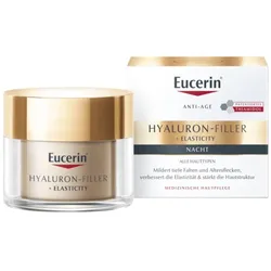 Eucerin HYALURON FILLER + ELASTICITY Nachtpflege + 5? Rabatt* 50 ml Creme