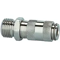 Riegler Schnellverschlusskupplung NW 2,7, Edelstahl 1.4404, M5 AG