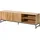 MASSIVMOEBEL24.DE Marrakesch TV-Lowboard 180x40x55 cm Natur Lackiert Schwarz/Holz, Metall, Massivholz