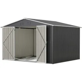 larfoek Gartenhaus 2,5 x 3 m Grau