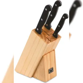 CS Kochsysteme STAR Messerblock 6-tlg. Edelstahl