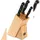 CS Kochsysteme STAR Messerblock 6-tlg. Edelstahl