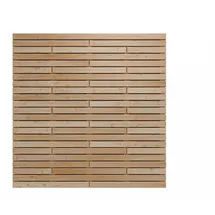 svewo Windschutz 180 x 180 cm hellbraun Edelstahl 2 St.