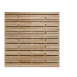 svewo Windschutz 180 x 180 cm hellbraun Edelstahl 2 St.