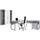 MID.YOU Büro Office Edition Set 3, Grau/Weiß