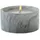 MARELIDA LED Kerze Marmoroptik D: 15 cm grau