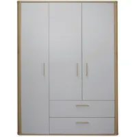 Mäusbacher Kleiderschrank Lilly 138 x 189 cm Dekor Grau