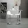 Homcom Barhocker 2er-Set 40 x 42 x 82-104 cm Weiß