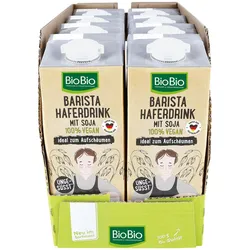 BioBio Barista Haferdrink 1 Liter, 8er Pack