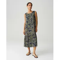 Opus Midikleid Wicy Wildflower Blau/Grün 40