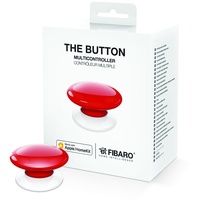 FIBARO HomeKit enabled The Button Red / iOS Bluetooth Drahtlose Tragbare Schalt-Knopf, Rot, FGBHPB-101-3