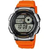 Casio AE-1000W-4BVEF Collection Digital Herrenuhr - Orange/Grau