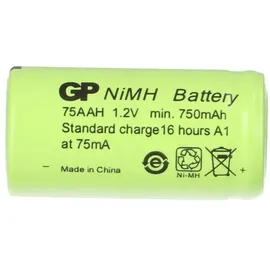 GP 4 x GP GP75AAH Akku 2/3AA Mignon NiMH Akku 1,2V 750mAh