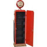 moebel-direkt-online CD-Regal 1-tlg. 4 Böden rot