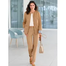 Witt Weiden Lederimitat-Blazer in camel | Gr.: 44