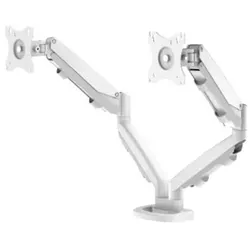 Doppel-Monitorarm Eppa(TM), weiß