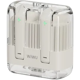 WIWU Bluetooth Ohrhörer T21 TWS - In-Ear-Kopfhörer Transparent Stylisch Weiß
