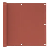 vidaXL Balkon-Sichtschutz Terracotta-Rot 90x600 cm HDPE