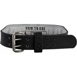 Chiba 40810 Leather Training  Belt (Black/Black) XL SCHWARZ XL