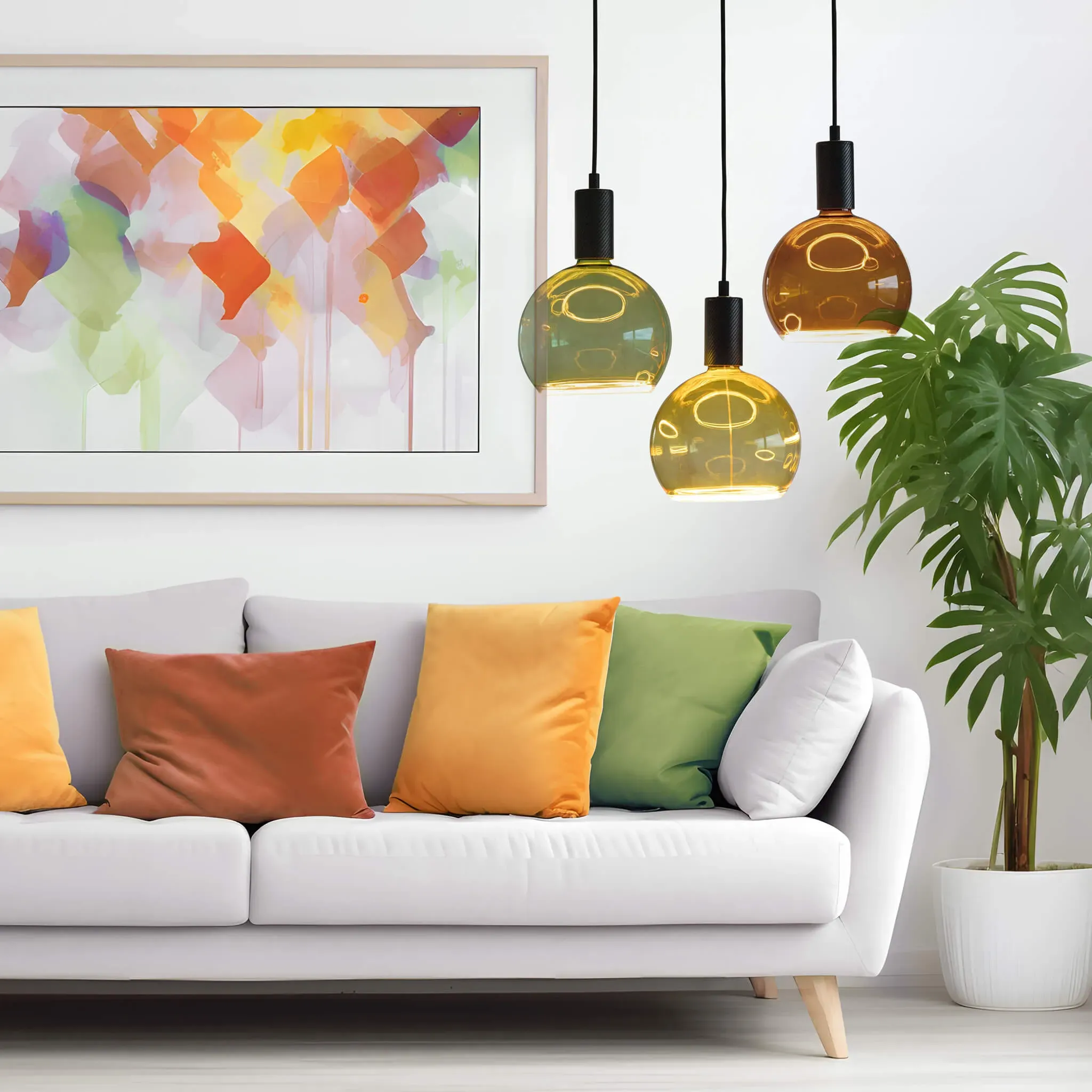 SEGULA LED Lampe Floating Billard Globe 200 6W 330° E27 gelb - extra warm (2200K)