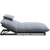 clemento Bona Promotion Loungeliege 196 x 97 x 45 cm Anthrazit