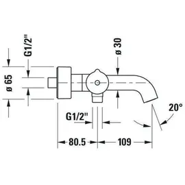Duravit C.1 Wannenthermostat (C15220000010)