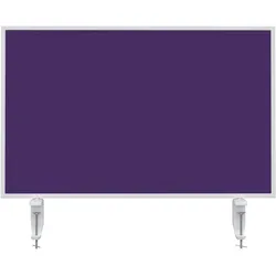 Magnetoplan Tischtrennwand VarioPin - 80x50cm - doppelseitig - 1 Seite Whiteboard-Oberfläche - 1 Seite Filz-Oberfläche