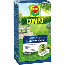 Compo Rasendünger mit Moosvernichter 1,5 kg