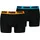Puma Boxershorts 2er Pack Schwarz / Blau / Orange S