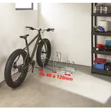 Mottez Fahrradständer B129V3XL 98 cm x 39 mm x 45 mm